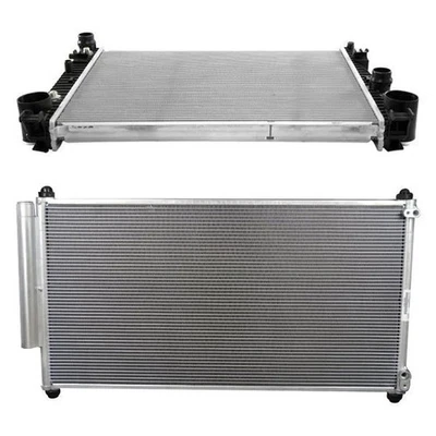 Kit de radiador y condensador de refrigeración de alcance para Mercedes-Benz S500 2000 BNDL-460400 Foto 1 de 2