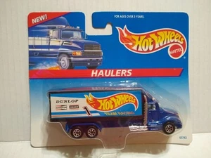 Vintage 1996 Hot Wheels Team Racing Dunlop Hauler/Transporter-7-Spoke Tires - Picture 1 of 7