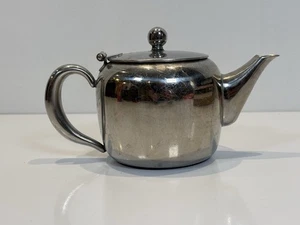 Kleine Teekanne aus Edelstahl, Vintage 18/8, eine Tasse - Bild 1 von 3