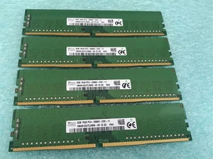 SK Hynix 32GB(4 x 8GB) HMA81GU7CJR8N-VK PC4-2666V DDR4 ECC Unbuffered RAM - R456 - Picture 1 of 4