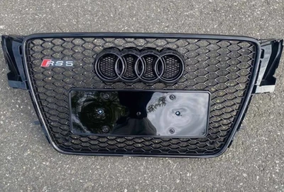 Parachoques delantero tipo panal rejilla malla negro 2008-2012 para Audi A5 S5 B8 RS5 Foto 1 de 3