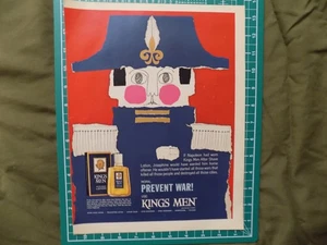 1963 PRINT AD KINGS MAN AFTER SHAVE LOTION NAPOLEON - Picture 1 of 1