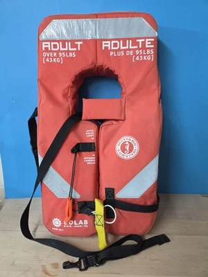 Nuevo chaleco salvavidas Mustang Solas tipo 1 para adultos - modelo 2017 - naranja - SY 041702 Foto 1 de 4