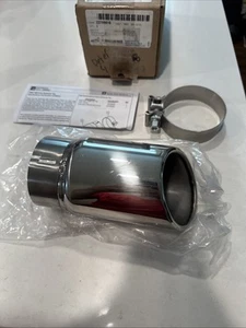 New GM 22799816 2007-2020 Cadillac Chevrolet GMC 6.2L Chrome Exhaust Tip - Picture 1 of 7