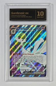 Pokemon Slab: Gardevoir ex - 228/198 - Scarlet & Violet - Graded TCG Gem Mint 10 - Picture 1 of 2