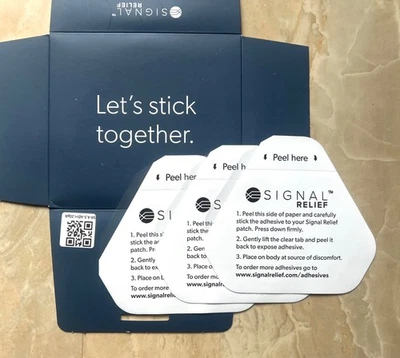 Signal Technology Pain Relief Patches Adhesive - 3 Extra Adhesive Only. NO PATCH - Image 1 of 3