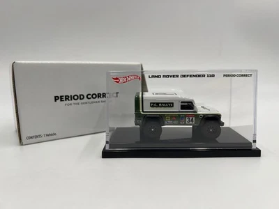 2019 Hot Wheels X Period Correct Land Rover Defender 110 Green/White VHTF - Image 1 of 4
