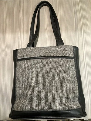 Coach Vintage 6127 Bleecker Tweed & Leather Tote Bag  - Image 1 of 4