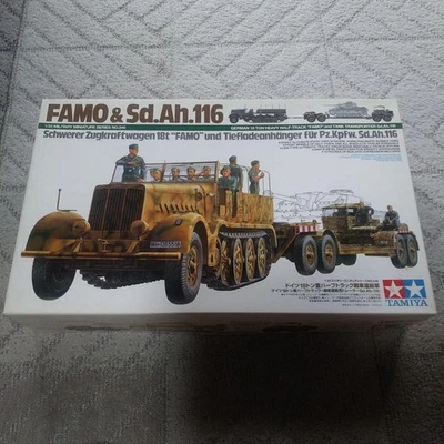 Kit modellino rimorchio 18t Half Track FAMO & Sd.Ah.116 scala 1/35 nuovo - Immagine 1 di 4