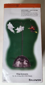 Dept 56 Halloween Up, Up, & Away Bruja con fantasmas #810633 sin probar/para piezas - Imagen 1 de 10