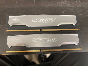 BALLISTIX SPORT BLS4G4D240FSA.8FAR 8GB 2x4 DDR4 2400MHz / TESTED - Picture 1 of 2