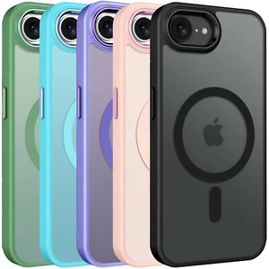 Für iPhone 16e Handyhülle Magnet Transparent Slim Stoßfest Cover - Bild 1 von 25