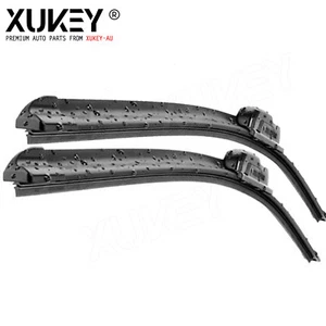 Car Front Wiper Blades For Mazda 3 BM BN Hatchback 2013 2014 2015 2016 2017 2x - Picture 1 of 6