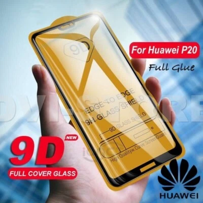 2 Pellicola VETRO per Huawei P20/pro/LITE 9D P30 P smart 2019 COPERTURA TOTALE - Immagine 1 di 4