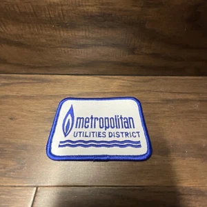 Metropolitan Utilities District Sew-on patch 2"x4" - Picture 1 of 3