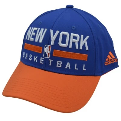 New York Knicks Adidas NBA Adjustable 2Tone Slouch Cap Basketball Hat - Image 1 of 4