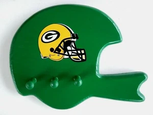 Green Bay Packers Fußballhelm Holz Wandschlüssel/Sonstiges Aufhänger - Bild 1 von 3
