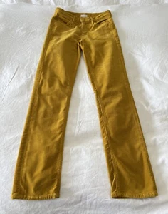 MOTHER | SZ 25 | The Mid Rise Dazzler Ankle Hopscotch Corduroy Pants In Honey - Picture 1 of 11