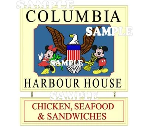 Disney World Columbia Harbour Harbor House Restaurant Scrapbook Die Piece - Picture 1 of 1