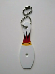Premier Strikes 'N Spares Pinball Machine Bowling Pin Target Keychain - Picture 1 of 4