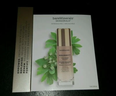 New BareMinerals Skinsorials Skinlongevity Vital Power Infusion Sample - Image 1 of 2