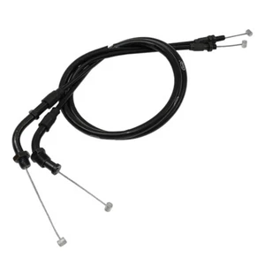 Black 1pair Throttle Cable Steel Wire For Honda CBR600RR CBR 600 RR 2003-2006 - Foto 1 di 6