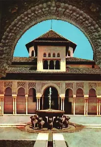 Postal Vintage Granada Alhambra Patio de los Leones Granada, España - Imagen 1 de 2
