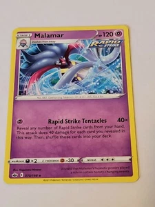 Pokémon TCG Malamar Chilling Reign 070/198 Regular Rare - Picture 1 of 2