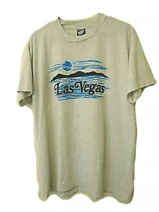 Vintage Screen Stars Best Herren Las Vegas T-Shirt Grau Größe XL - Bild 1 von 4