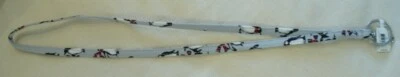 NEW Vera Bradley Gray Playful Penguins Iconic Lanyard   - Image 1 of 4