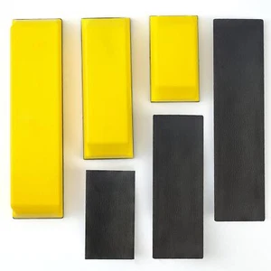 Rectangle Hand Sanding Block Kit With 3 Blocks 5" 73/4" And 10" Set Hook & Loop  - Picture 1 of 6