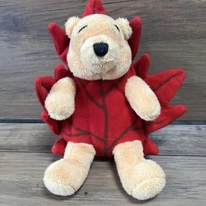 Winnie The Pooh Maple Leaf Hoodie Plush - Disney Store - Bild 1 von 5