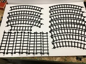 Black Plastic Track 1 3/16 Between Inside of Rails, Excellent Condition - Picture 1 of 15