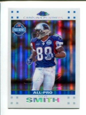 2007 Topps Chrome Steve Smith /869 White Refractor #TC158 - Image 1 of 2