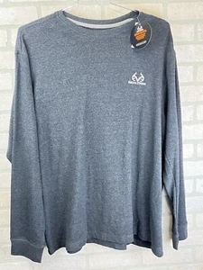 Real Tree Thermo Langarmshirt Gr. XXL grau Rundhals Neu mit Etikett - Bild 1 von 14