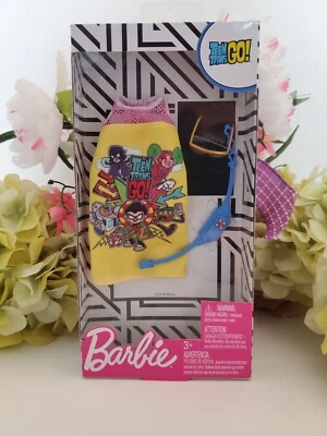 芭比娃娃 🎀 完整时尚外观 "青少年泰坦" 娃娃服装/配件 ~ 全新 — 第 1/2 张图片