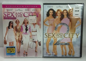 New Sealed "Sex And The City" 1 & 2 - 1 WideScreen 1998 2 Matted WideScreen 2010 - Foto 1 di 5