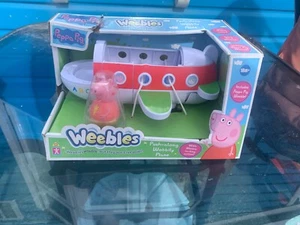 Peppa PIg Push-along Wobbily Plane Air Jet Inc Peppa Figure - Picture 1 of 3