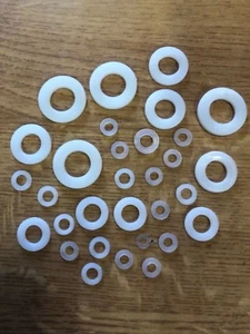 M3, M4, M5, M6, M8, M10, M12, M16, Nylon, Forma 'A', Plástico, Arandelas. - Imagen 1 de 2
