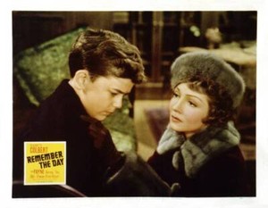 Remember The Day Lobby Card Douglas Croft Claudette Colbert 1941 Old Photo