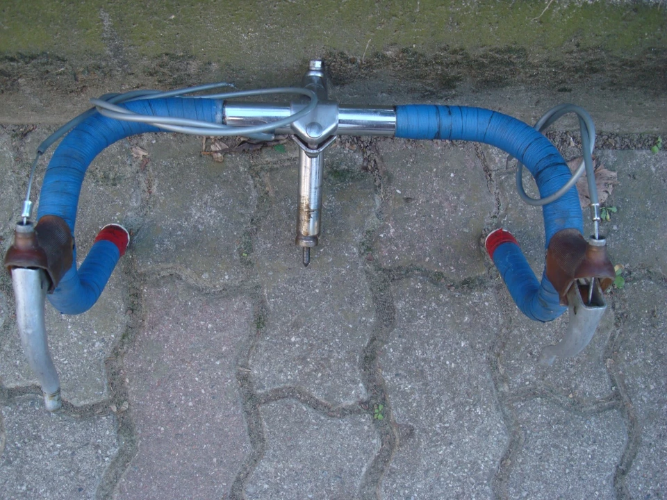 Manubrio Schierano in ferro, biciclette corsa epoca - Immagine 1 di 4