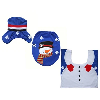  Toilettendeckelbezug Bad Vorleger Badezimmermatte Toilettenmatte - Bild 1 von 4