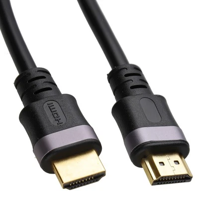 1m/2m/3m HDMI Cable 2.0 4K 60Hz HDR TV/PC/Gaming Lead High Speed ARC GOLD - Image 1 of 4