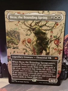 Beza, the Bounding Spring (Borderless) Bloomburrow Regular NM #0287 - Picture 1 of 2