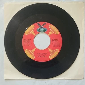 Box Tops ~ The Letter/ Cry Like A Baby ~ Gusto 45 RPM Record - Picture 1 of 4