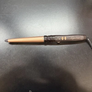 One N Only Argan Heat 1 1/2" Ceramic Taper Curling Iron 30 Heat Settings 430 F - Picture 1 of 2