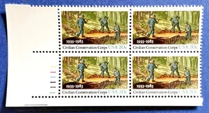 Scott # 2037 - Bloque de placas, MNH - Cuerpo Civil de Conservación - Edición 1983 - Imagen 1 de 1