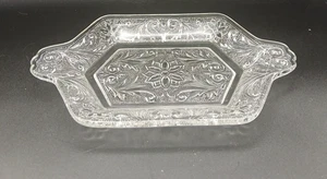 Vintage Klar Depression Tiara Indiana Glas Serviertablett - Bild 1 von 3