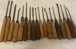Cinceles para tallar madera X 18 varias marcas/tamaños - Imagen 1 de 14