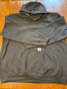 Sudadera con Capucha Carhartt Para Hombres 2XL Alta Marrón Oscuro Peso Pesado Sudadera con Capucha Ropa de Trabajo - Imagen 1 de 5
